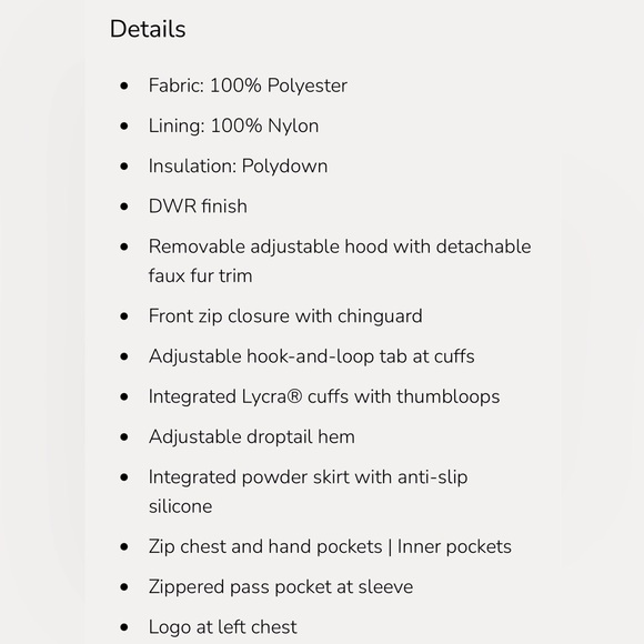 Rossignol Rapide Women’s Ski Jacket (small) - Picture 6 of 7